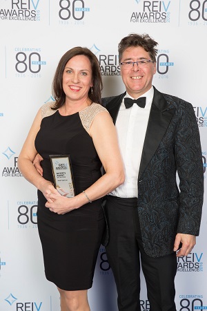 Janet Spencer Buyers Agent of the Year 2016 REIV Awards for Excellence with David Spencer