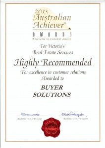 Australian Achiever Award 2015