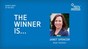 Janet Spencer at Buyer Solutions - Winner Buyers' Agent of the Year 2020 REIV Awards for Excellence
